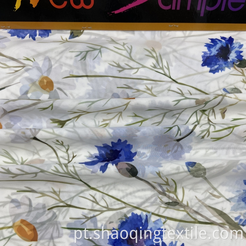 Floral Printed Polyester Textile Jpg